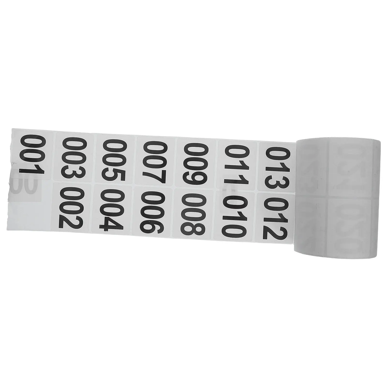 1 Roll Warehouse Labels Self-Adhesive Consecutive Number Stickers 1-1000 Easy Peel Inventory Numbering for Storage Shelves Boxes