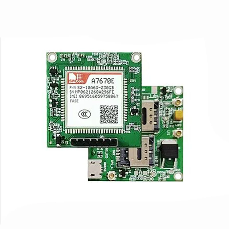 SIMCOM Development Breakout Board A7670E 4G+GPRS+GPS Core Testing Board