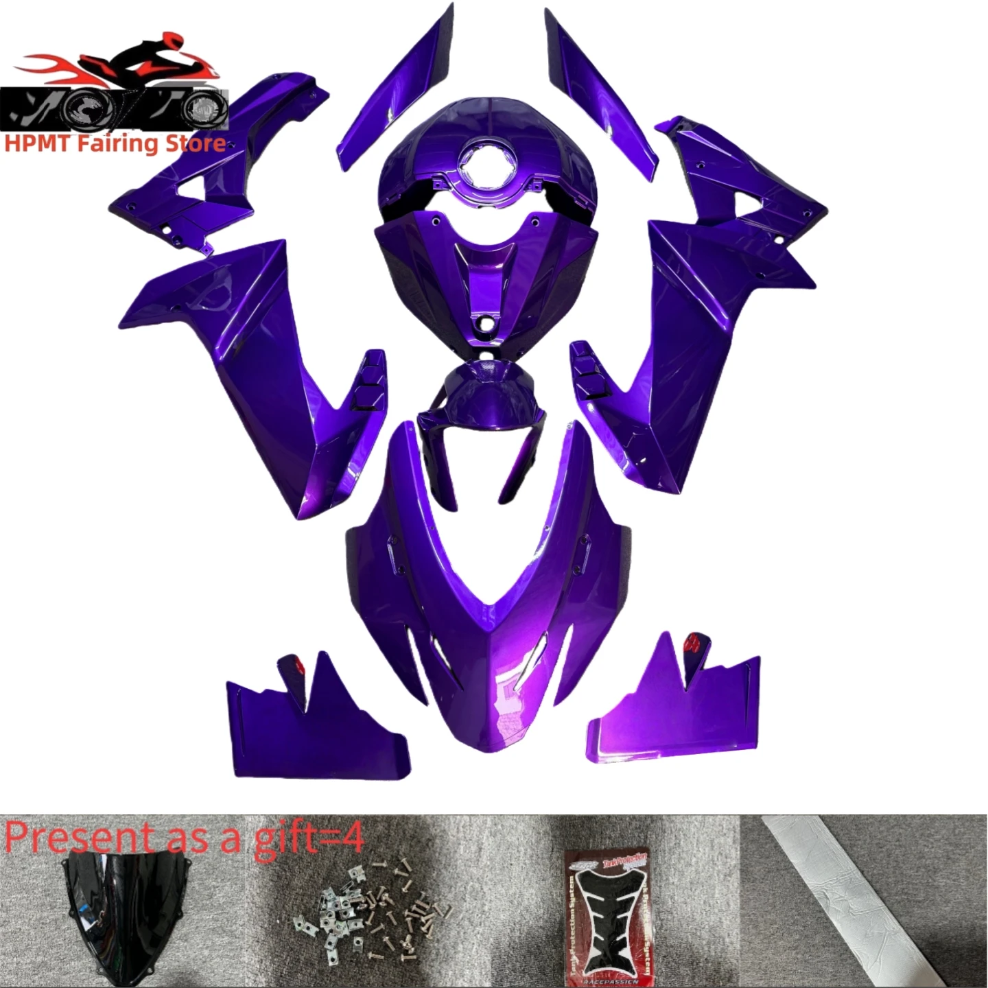 

Новый комплект обтекателей из АБС-пластика для мотоцикла RS457 2024-2025, комплект кузовных деталей