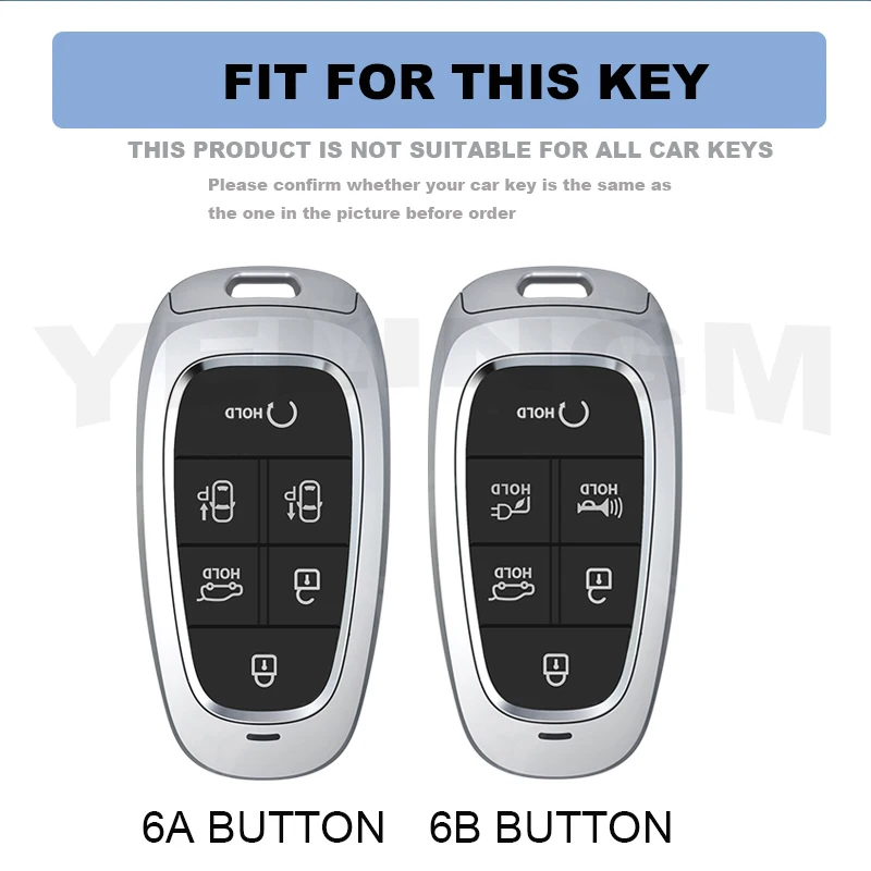 6 أزرار بولي TPU مفتاح بعيد فوب غطاء لشركة هيونداي سوناتا Nexo DN8 سانتا في TM توكسون NX4 ستاريا أيونيك اكسسوارات #2