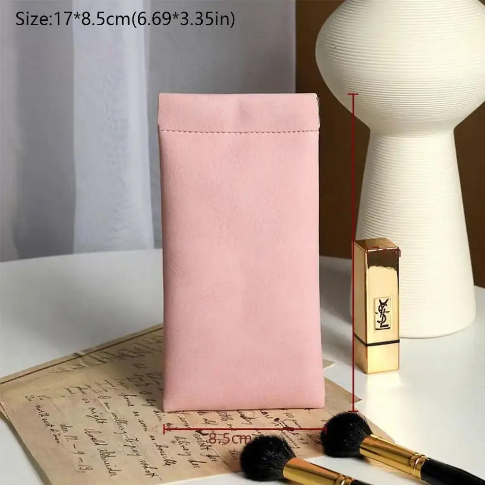 الهدايا بو نظارات شمسية الحقيبة الجلدية الناعمة بسيطة النظارات تخزين أكياس النظارات الصلبة الملحقات حقيبة مقاومة للماء