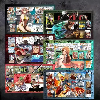 60*35*0.2cm 動畫海賊王OPCG DIY遊戲卡牌遊戲墊 索隆 路飛 佩羅娜 漢庫克 娜美 羅 薇薇 漫畫系列收藏玩具 12 最佳銷售 一件式摩托車 - №5