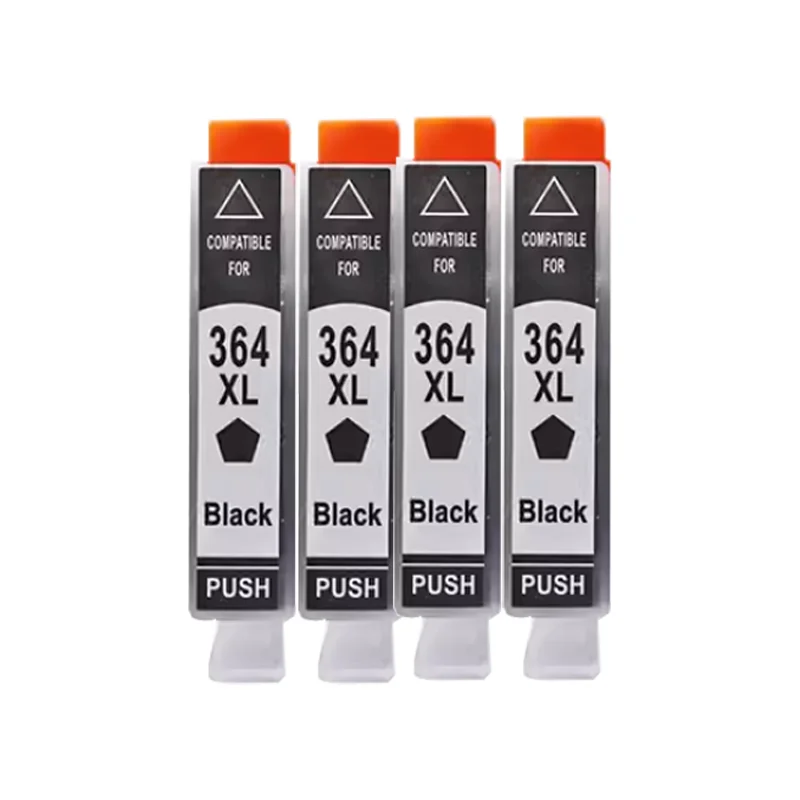 4BK 364xl Ink Cartridge Compatible For HP364XL BLACK Color For HP364 5520 5524 6510 6520 7510 B109 B110 B209 B210 C309 Printer