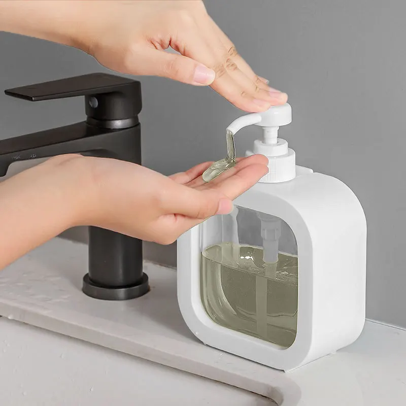 

Empty Bottles PP Bathroom Soap Dispensers Refillable Lotion Shampoo Shower Gel Holder Portable Travel Dispenser