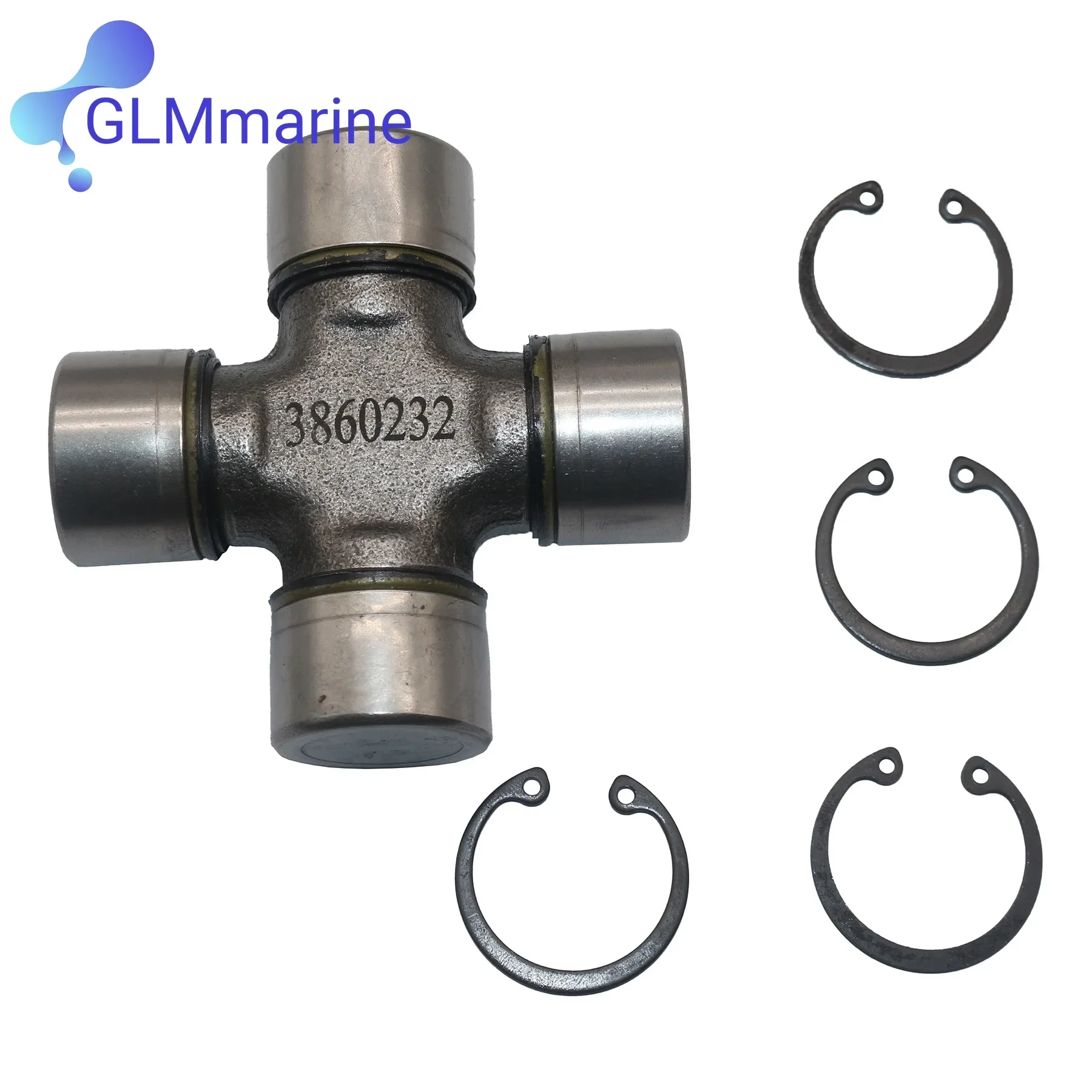 2 Set U-Joint Cross Kit OEM Replacement 3860232 for Volvo Penta 854619 for MerCruiser 865496A01 865510T Marine Engine Parts view 4