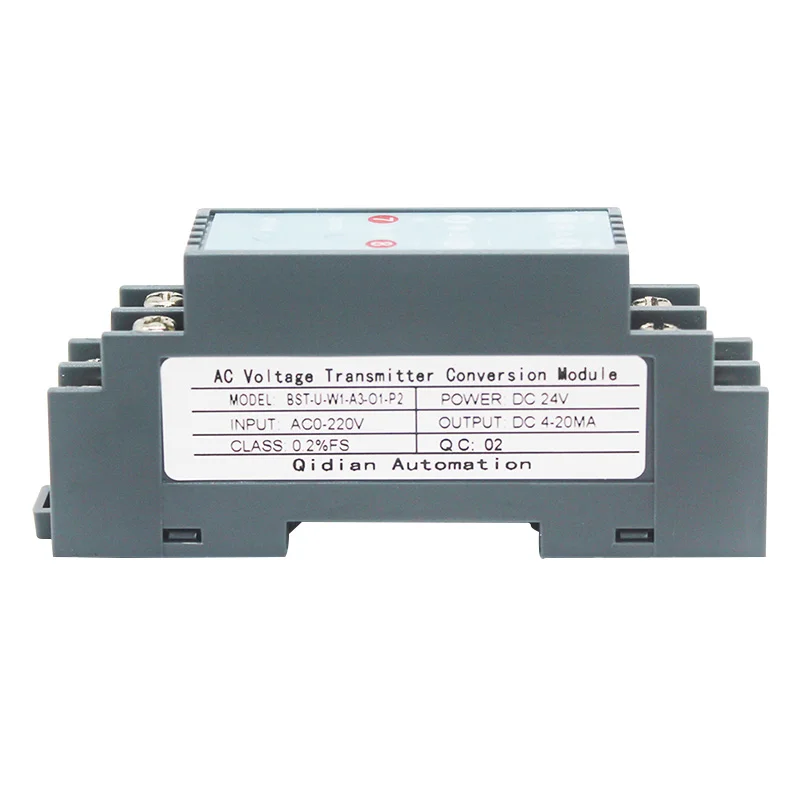 0-10V Output Signal Conditioner Dc 24V 1 In 1 Out Ac Current Signal Isolator Transmitter AC 0-1000A Input 4- 20Ma