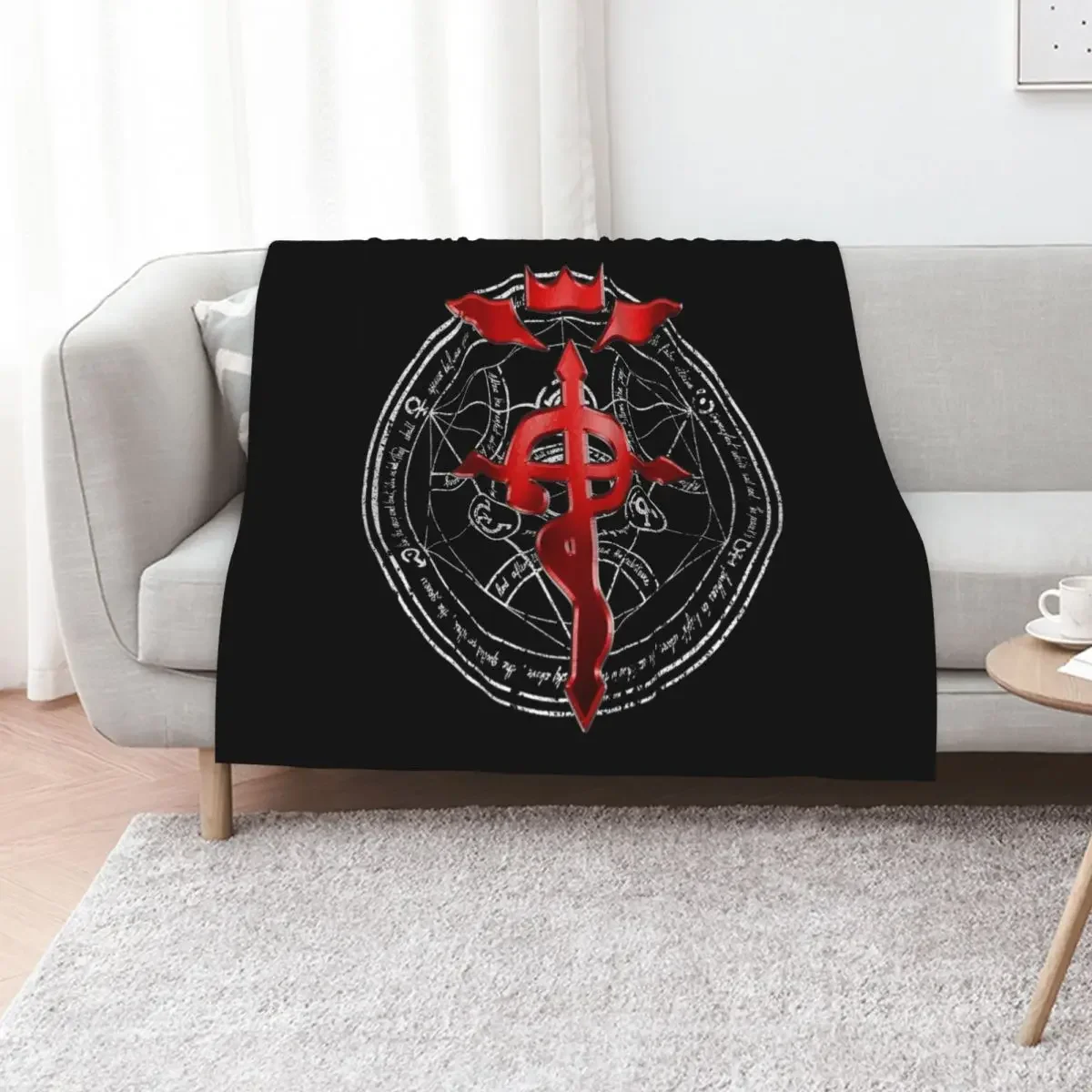

Fullmetal Alchemist Transmutation Symbol Throw Blanket Weighted For Sofa Thin Picnic Bed Blankets