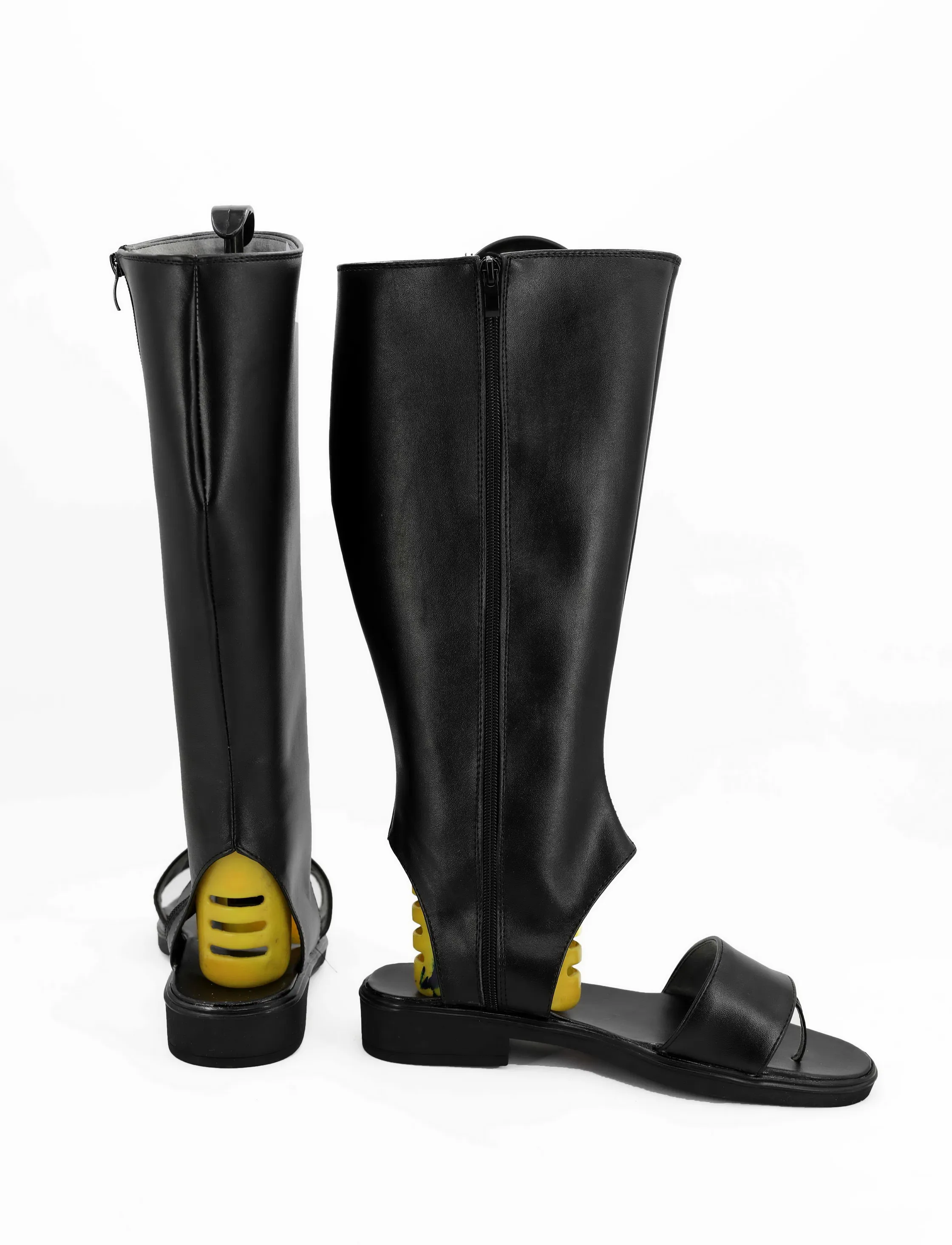 أحذية ساسوكي اوتشيها التأثيرية أحذية أنيمي الهالوين كرنفال حفلة بولي PU أحذية جلدية مصنوعة حسب الطلب