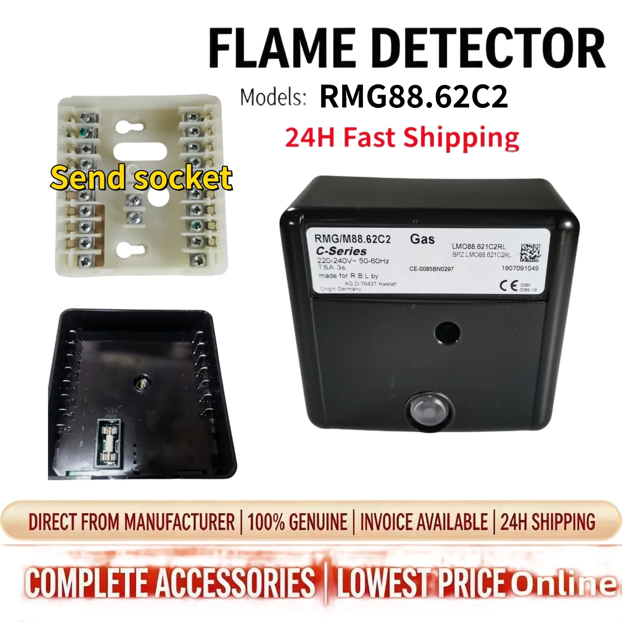 

Modulating RMG88.62C2 Combustion Controller Industrial Burner Control Box Maintenance Spare Parts, 24h Fast Shipping