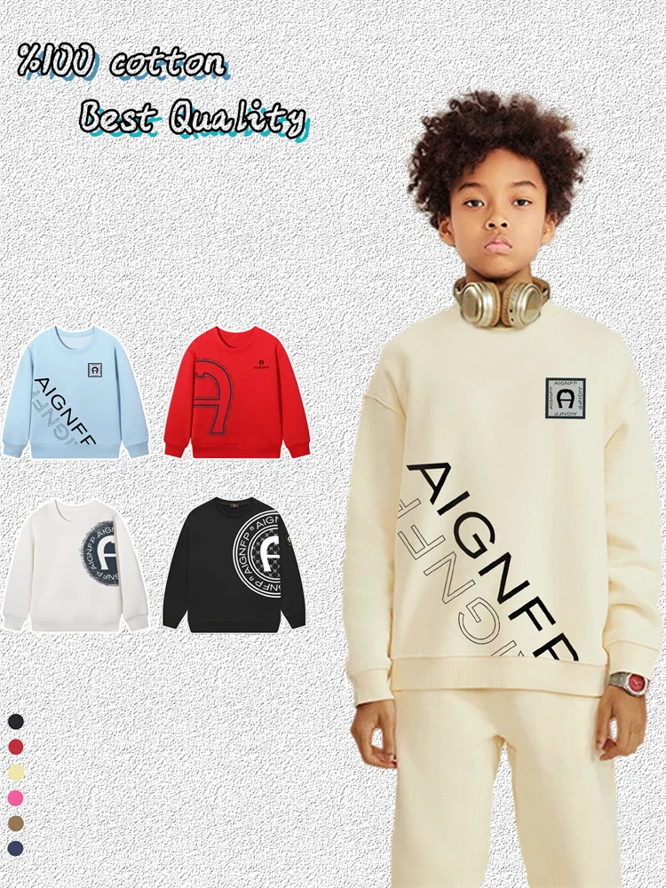 

Зимняя одежда для маленьких мальчиков, новинка 2026, детский пуловер, модная толстовка, повседневная одежда, детская одежда, топы с длинными рукавами для мальчиков-подростков, осень