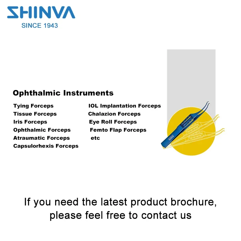 SHINVA Ophthalmic Instruments Set For Eye Surgery - Ophthalmology Surgical Instruments