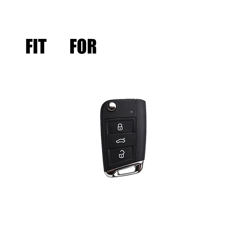 Z+ Aluminum Alloy TPU Car Key Fob Case Cover For VW Golf 7 MK7 Tiguan Ateca Leon Ib