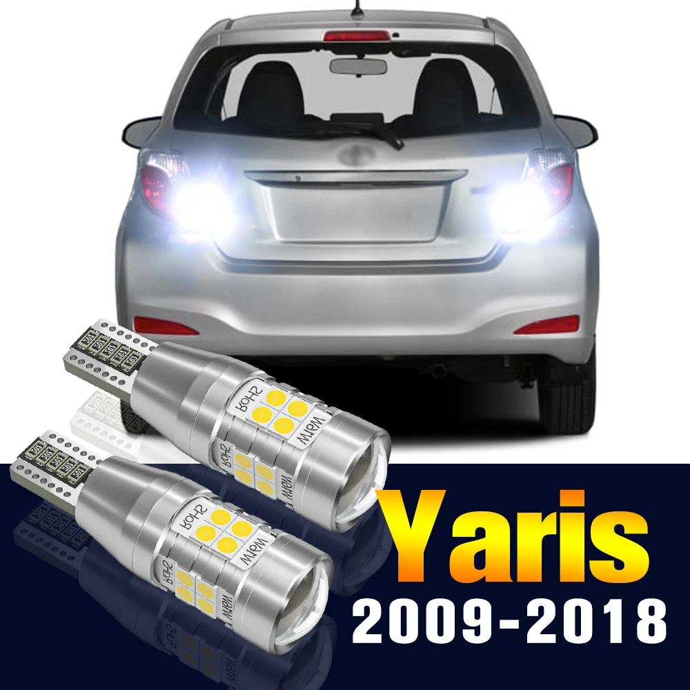 2pcs LED Reverse Light Bulb Backup Lamp For Toyota Yaris Vitz 2009-2018 2010 2011 2012 2013 2014 2015 2016 2017 Accessories