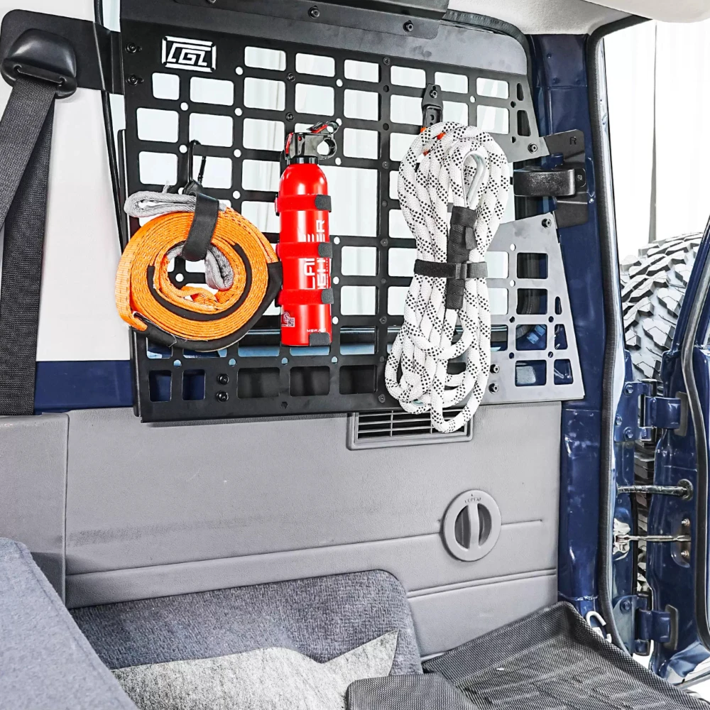 يصلح لتويوتا لاند كروزر 76 سلسلة LC76 رف صندوق السيارة رفوف تخزين البضائع