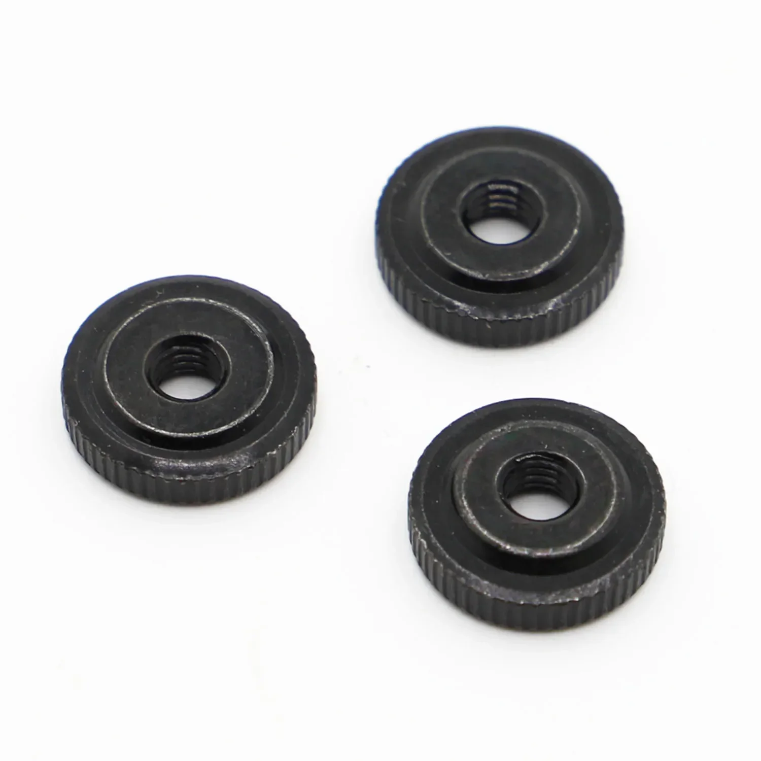 M3 M4 M5 M6 M8 M10 Black Carbon Steel Knurled Small Step Hand Tighten Thumb Nut GB807