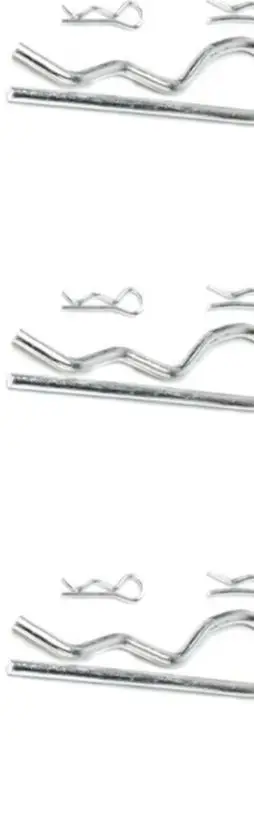 

265PCS Galvanized R Type Hairpin Cotter Pins 7 Sizes For Car Repair Lawnmowers Power Tool Kit Accessories