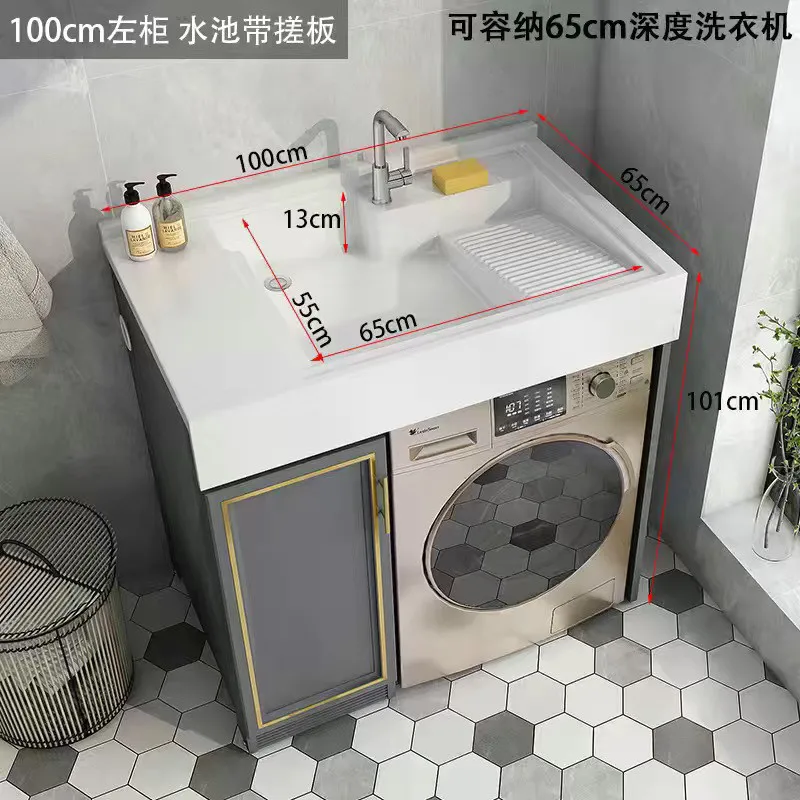 Variant: 100Cm left cabinet