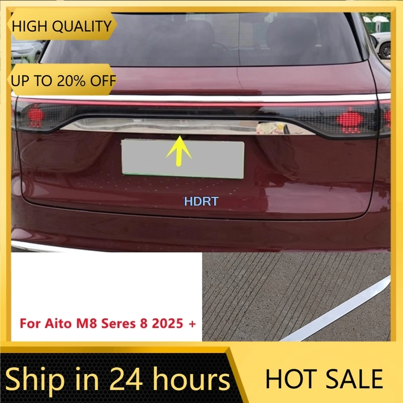 Protecteur de style de voiture, accessoires de décoration, autocollant extérieur adapté pour Aito M8 Seres 8 2025 + Kit de carrosserie de coffre arrière