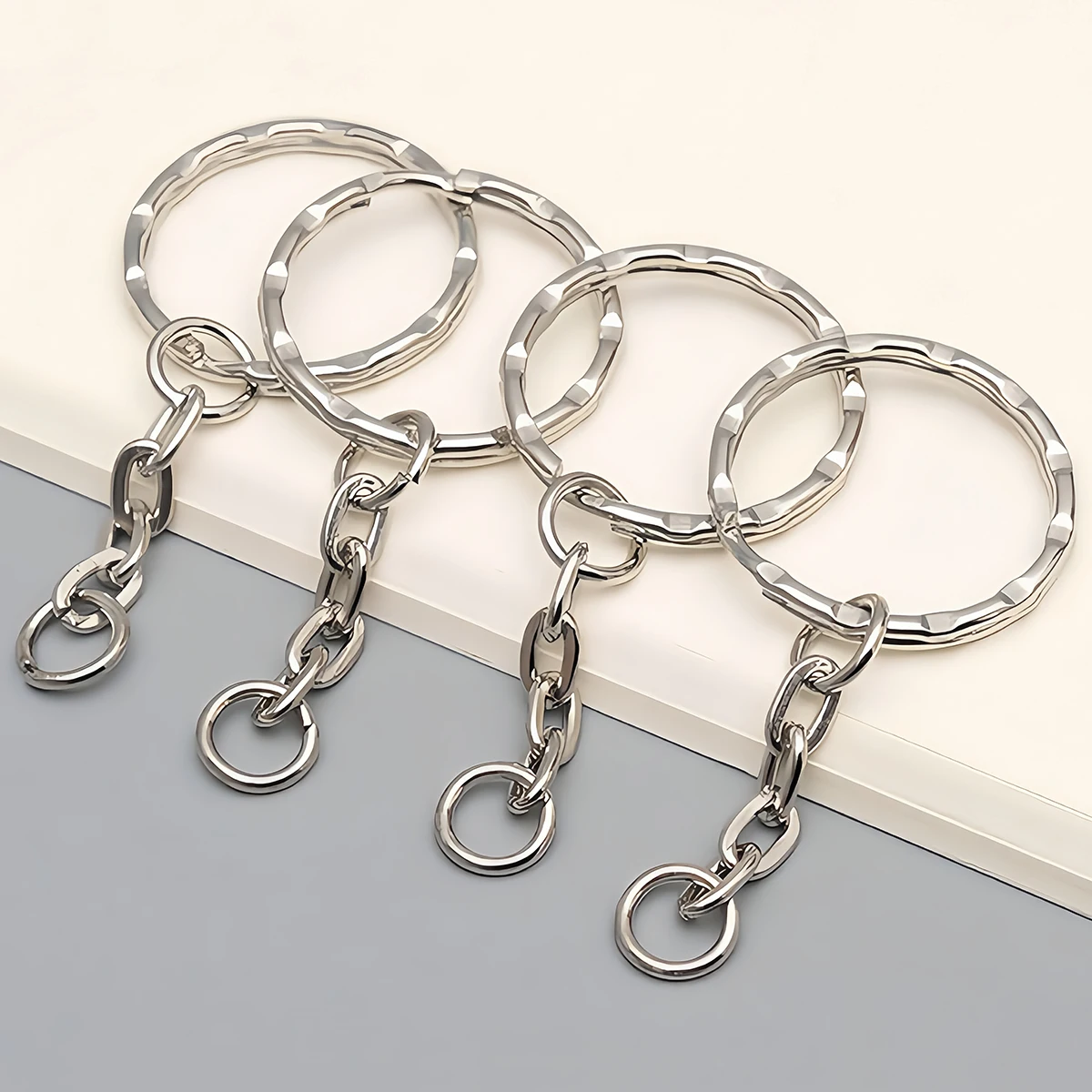 10/20 Stück 25mm Metall-Schlüsselanhänger mit Karabinerhaken und Schrauböse für DIY-Schlüsselanhänger, Anhänger, Schmuckherstellung und Zubehör – Detail 6