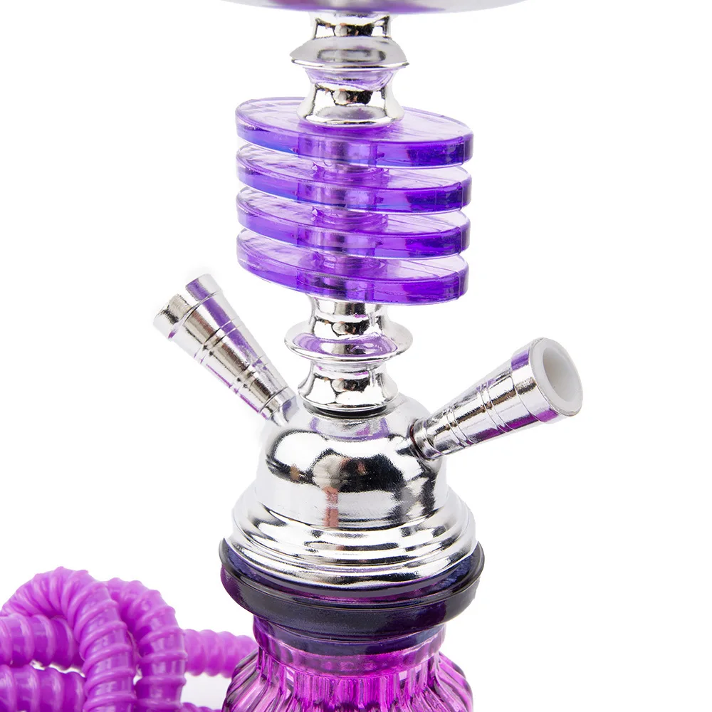 Glass Shisha Pipe Hookah Set Sisha Chicha Narguile Cachimba Shisha Completa Pipa Nargile Double Hoses Shisha Hookah Water Pipe