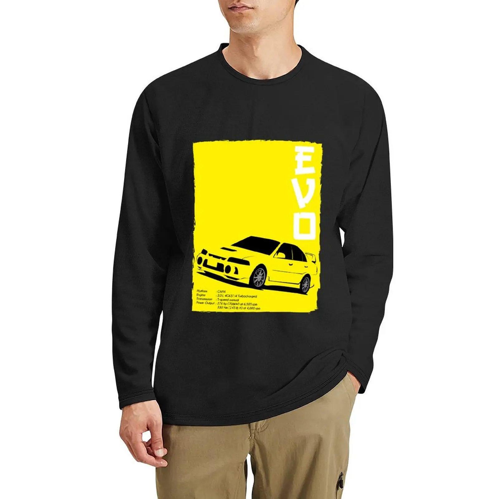 

Retro Lancer Evolution Iv Long T-Shirt vintage clothes black t shirts sweat shirts mens clothes