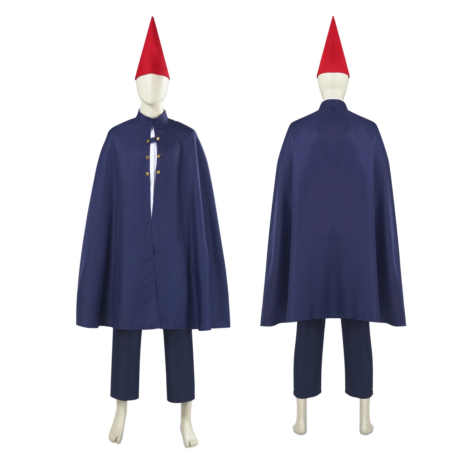 

Cosplay Costume Of Wirt From The Movie Featuring A Cape And Cloak Worn Outside The Garden Wall.