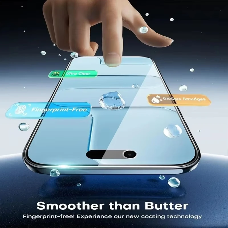 1/3/5PCS Anti Spy Protective Film Tempered Glass For iPhone 17 18 16e 16 15 Pro Max 14 13 12 11 Pro Max Privacy Screen Protector view 3