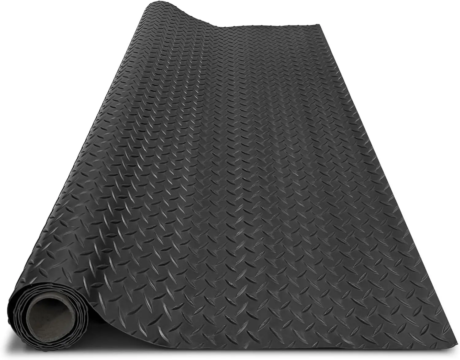

4x8FT Garage Floor Mat, 2.8mm Thick PVC Rubber Non-Slip Protector for Car Parking and Storage