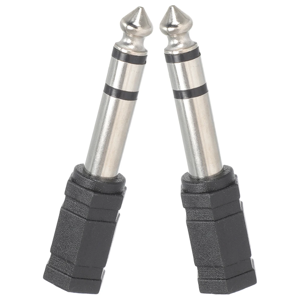 

2pcs 6.5mm Audio Converter Guitar Audio Converter Male Female Adapter for Guitar Mic Adapter Mic AUX Connection Headphone Jack