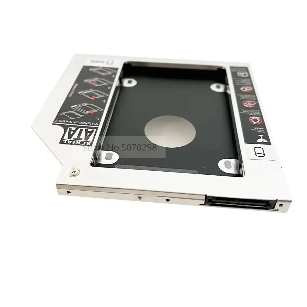 9.5mm 2nd Secondary 2.5 HDD SSD Hard Drive Optical bay Caddy Frame Bracket for Medion Akoya S6615T SU-228CB