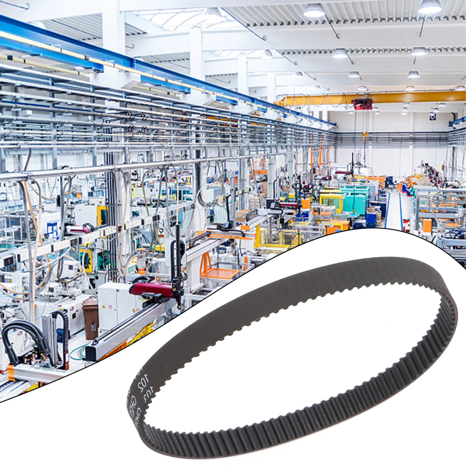 2GT Closed Loop Rubber Timing Belt 2mm Pitch and 6mm Width Length Variants from 110mm to 400mm for 3D Printers