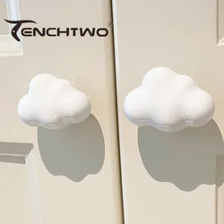 TENCHTWO Ceramic Handle Children Furniture Door Handle Cupboards Knob Wardrobe Dresser Shoe Cabinet Knobs Drawer Pulls 1pcs