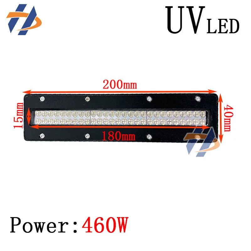 Digital Printer Illumination Surface 180 *15mm Variable Data UV Inkjet Printer LEDUV Curing Lamp UV Light 385nm To 395nm UV Ink