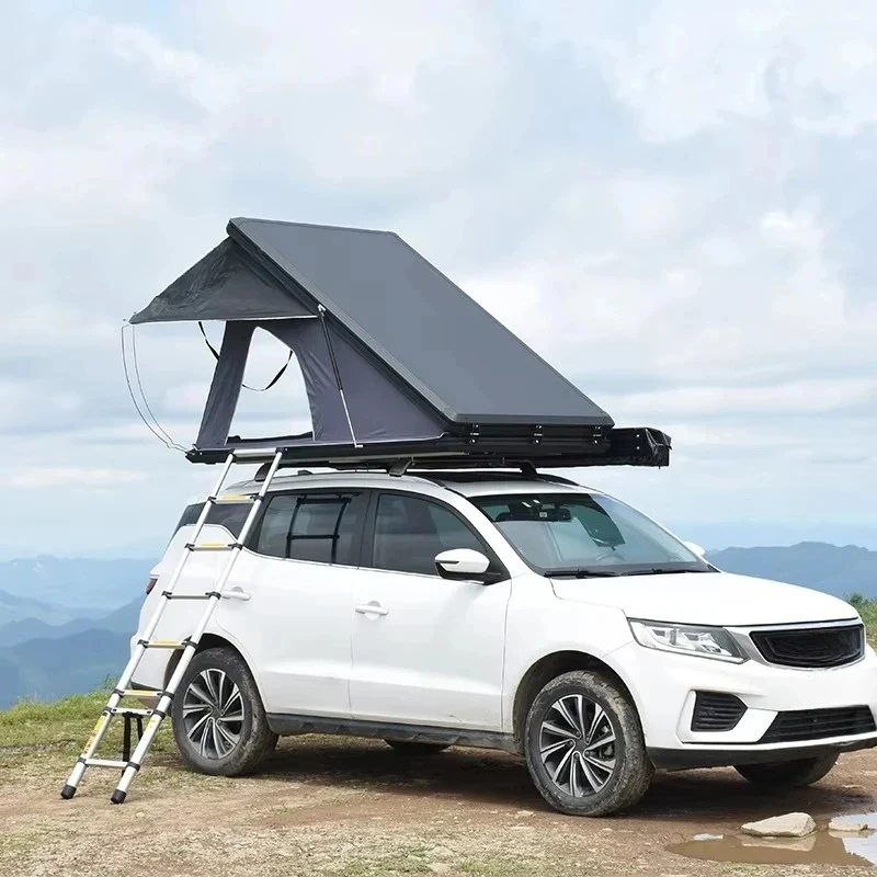 

New Outdoor Camping Easy Install Aluminum Clamshell SUV Car 3 Person Rooftop Tent Hard Top Roof Tent