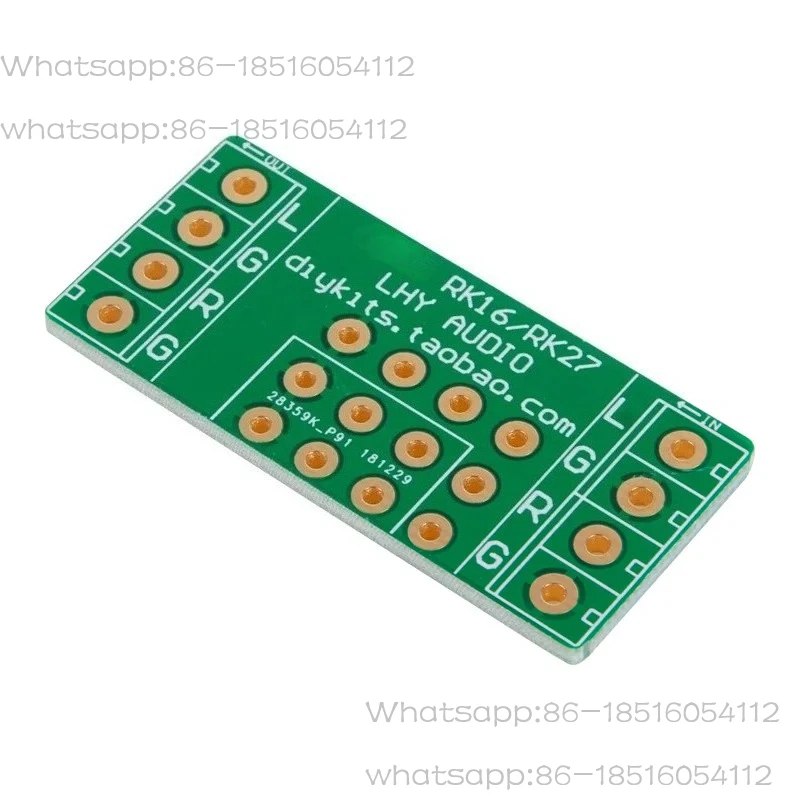 10PCS ALPS RK16 RK27 Volume Potentiometer General PCB Blank Board Double-sided Gold-plated Conversion Adapter Welding Board