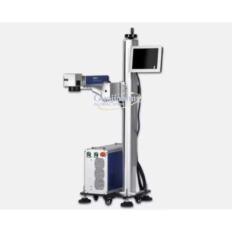 Portable Metal 50W Marking Machine Manufacturer Desktop Mini Fiber  Marking Machine