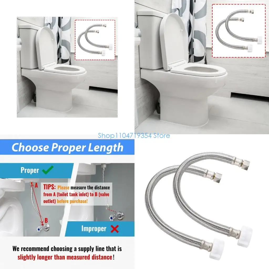 0XLD Stainless Steel Braided Hose Hot and Cold Faucet Kitchen Wash Basin Faucet