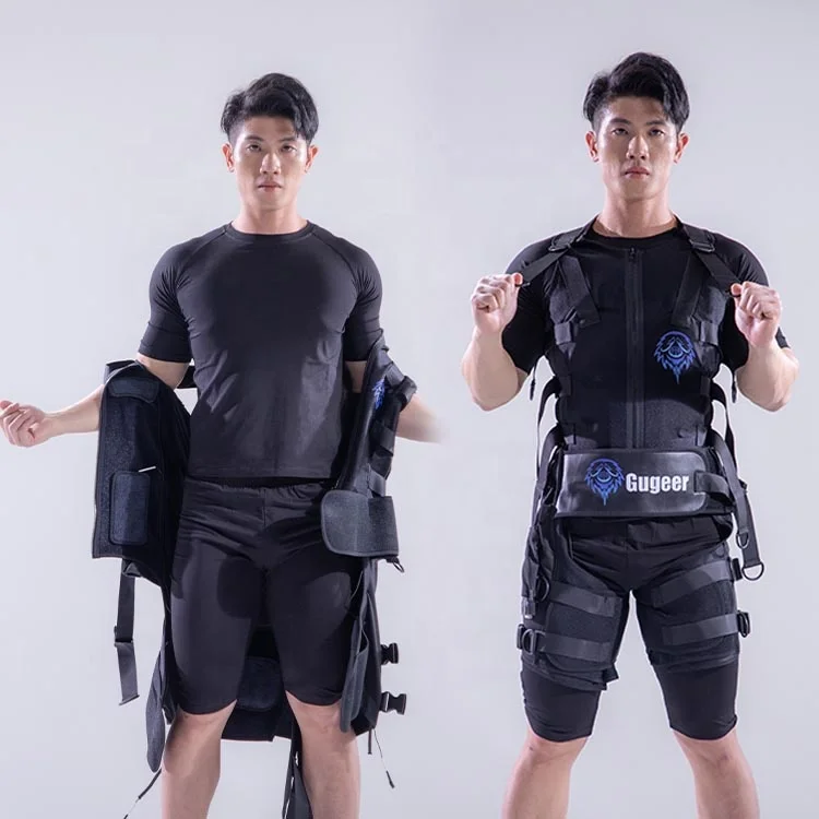 

Professional OEM EMS Workout Training Vest Adjustable Electrodes Training Intensity Advanced EMS Gym Technology