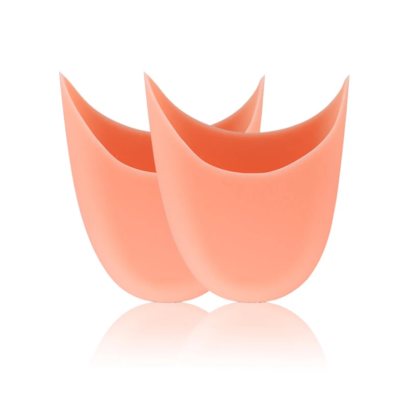 Pexmen 2 peças protetores de dedo do pé para mulheres e homens capas de manga de silicone para pés tampas de gel para alívio da dor proteção de pés de balé