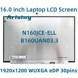N160JCE-ELL Matrix Display Panel Laptop LCD Replacement Screen FHD IPS 30 Pins N160JCE ELL Rev.C3