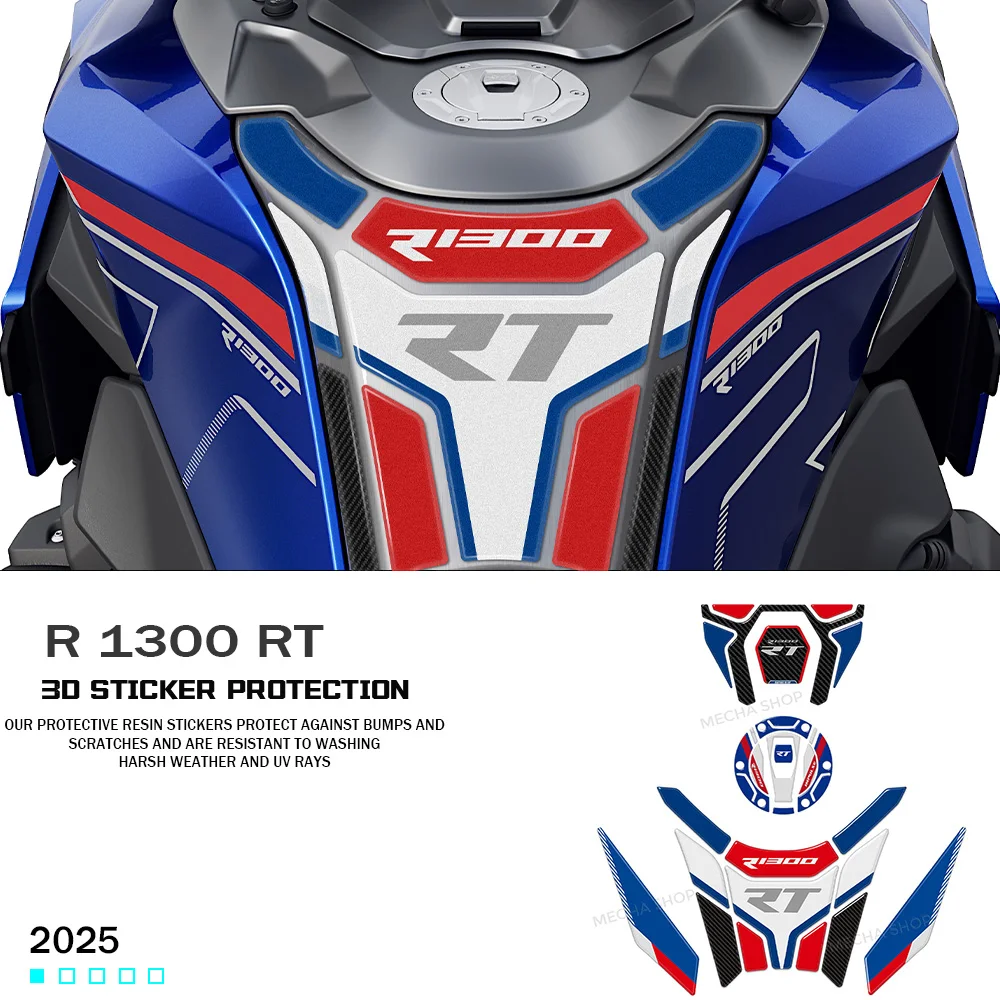 

For R 1300 RT 2025 Impulse 3D Stickers R1300RT Tank Pads Motorcycle Accessories