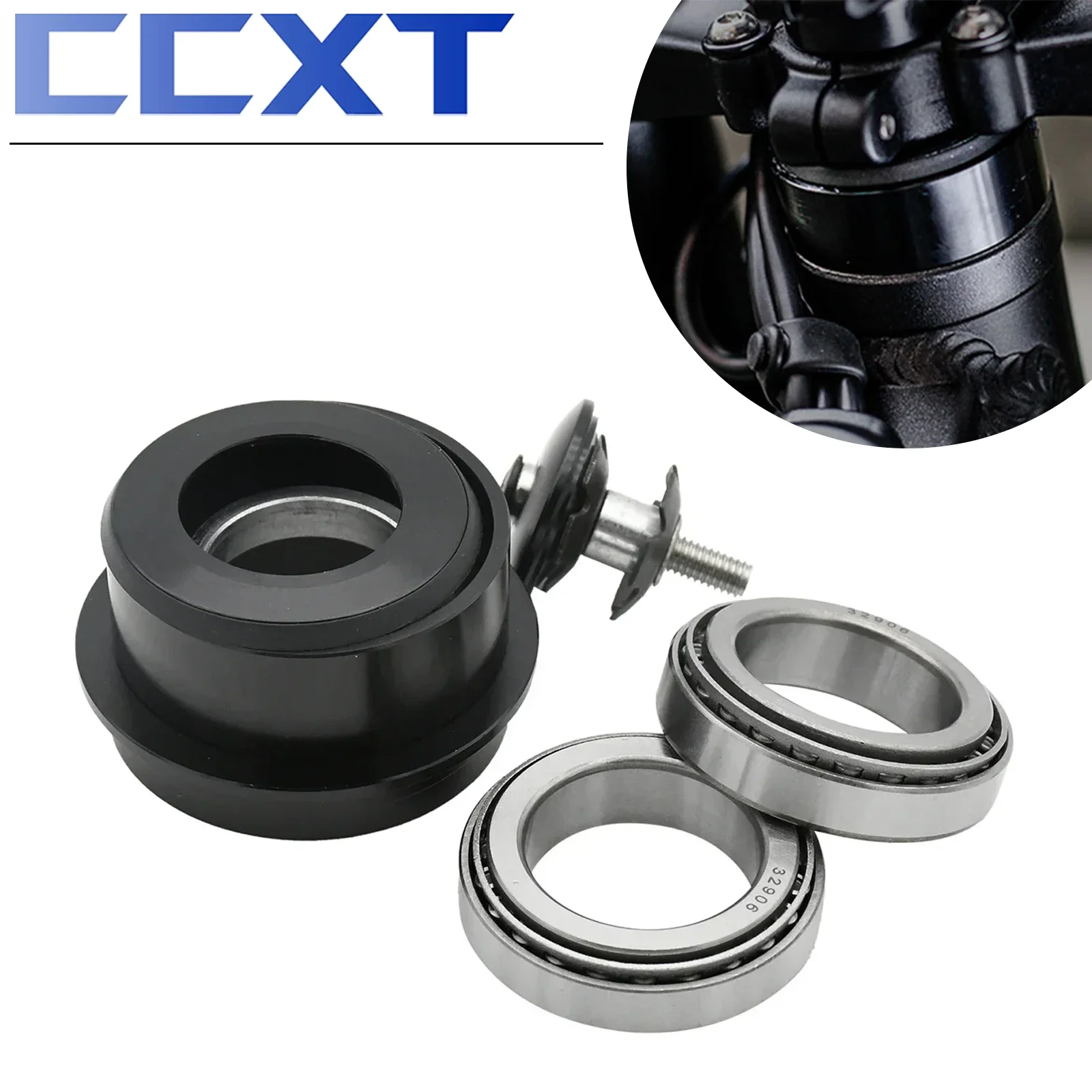 Electric Bike Motorcycle Bearing Kit Steering Column Bearing For Sur-Ron Light Bee X & Light Bee S For Segway X160 X260 Parts