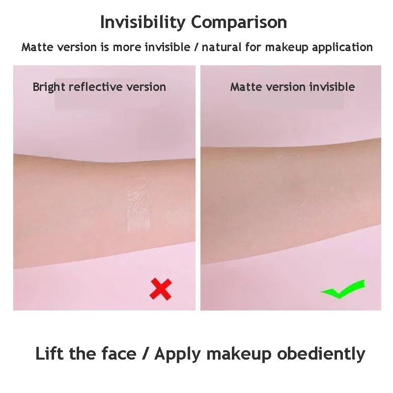 40/80/120 Stück V-Lift Gesichtsaufkleber zur Kinnstraffung, Unsichtbares Make-up-Klebeband, Gesichtslifting-Pflaster, Atmungsaktiver Aufkleber zum Lifting – Detail 4