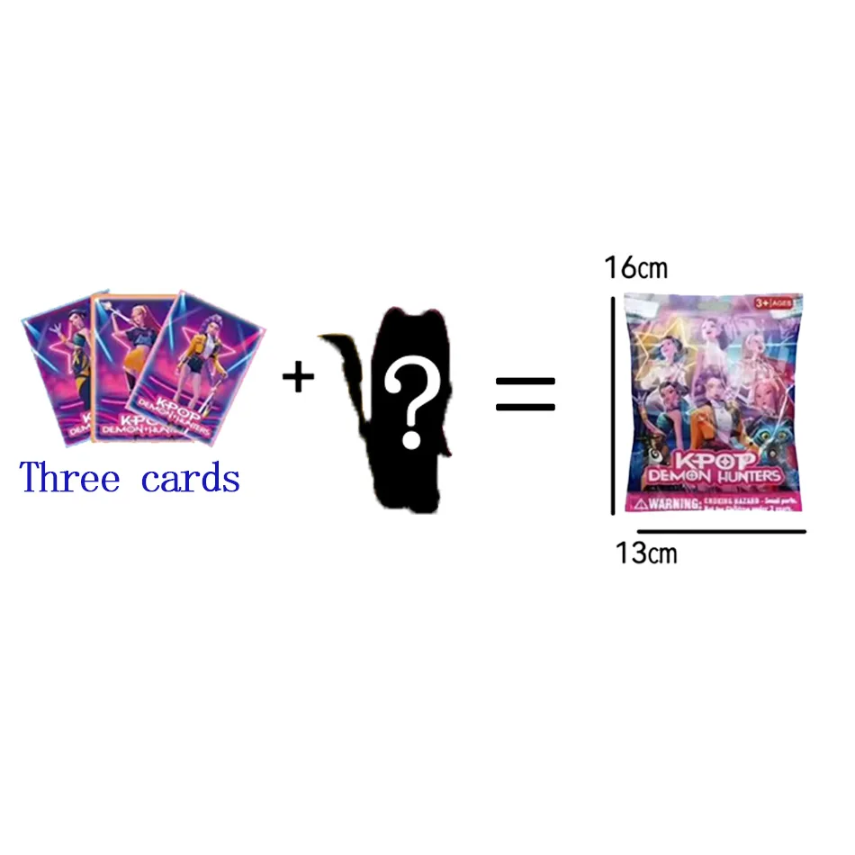 Hot Anime KPop Demon Hunter Rumi Mira Zoi Character Key Chain PVC Blind box Funny Bag Decoration For kid Birthday Gift