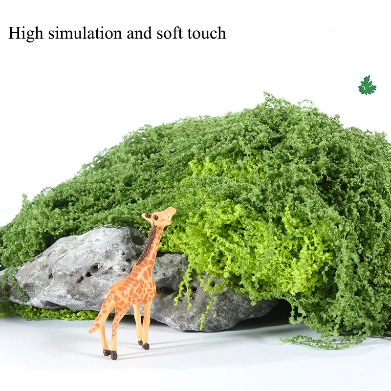 Green Fake Moss Artificial Plants Eternal Life Moss DIY Crafts Faux Preserved Moss Green Plant Home Room Garden Decor Landscape