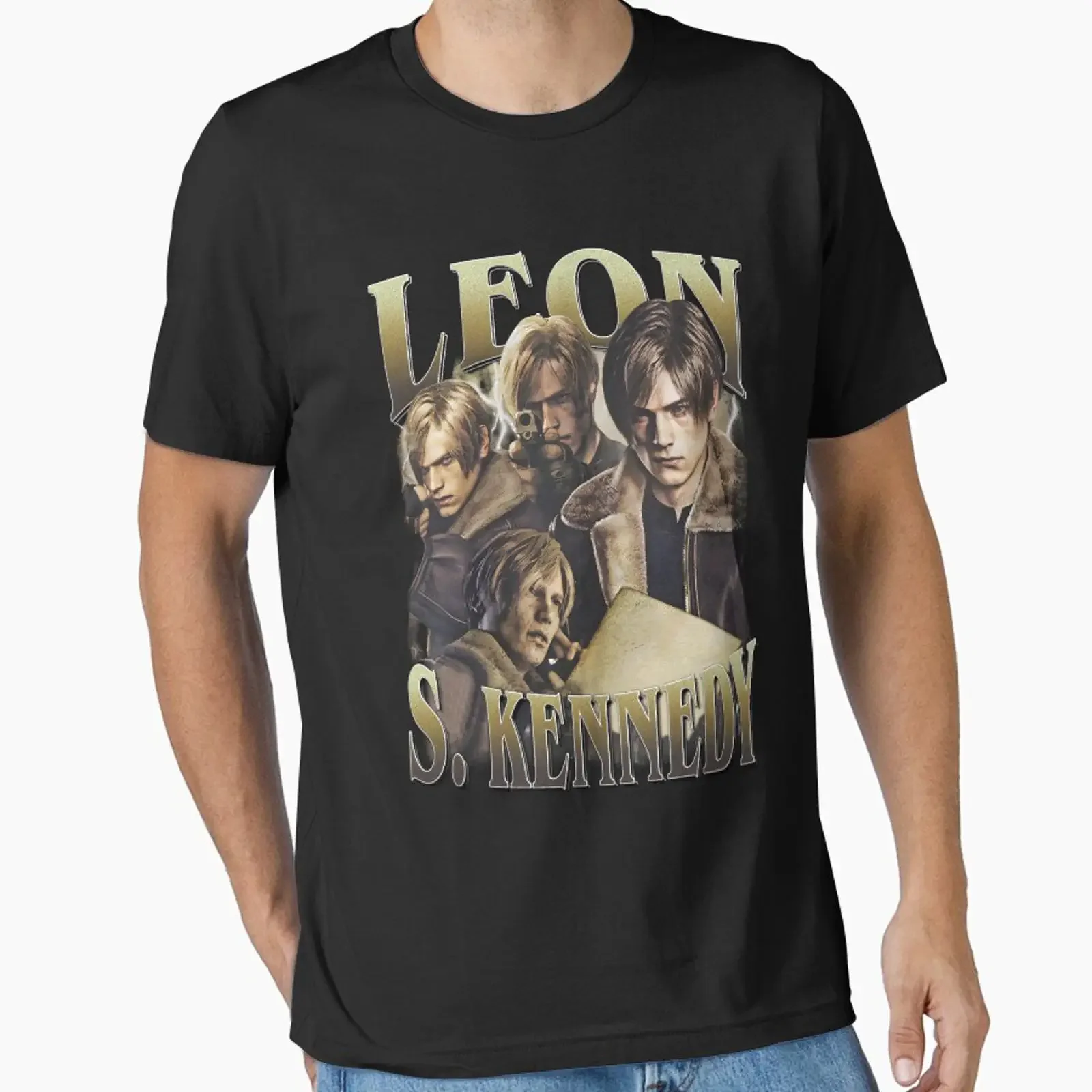 Limited Leon S Kennedy Vintage designed and sold by HuserPiri vintage Washed Slightly graphic fashion Unisex Comfortable