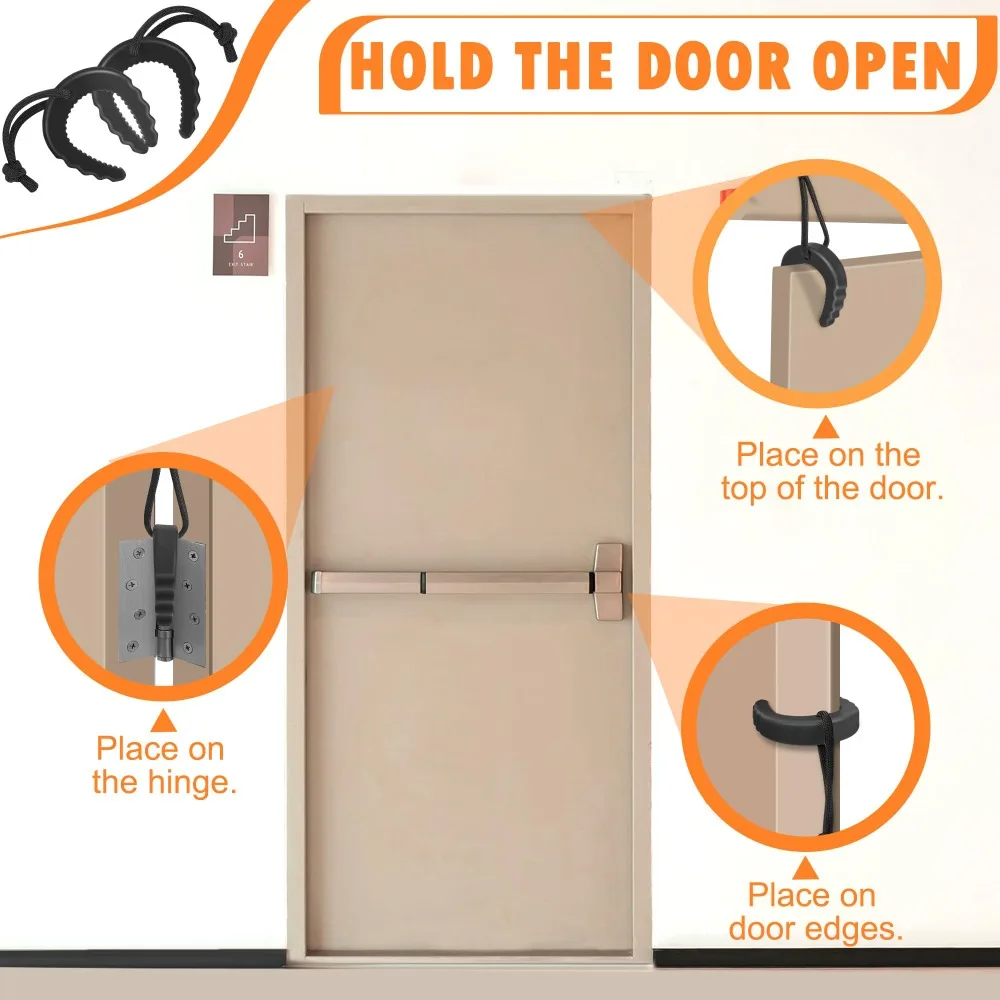 Easy to Use Rubber Door Jam Firefighter Gear Wedge Firefighter Wedge Door Stop Alarm Door