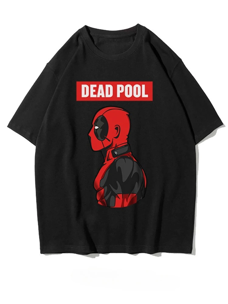 تي شيرت Marvel Authorizes Spider-Man Deadpool Avengers 4 بأكمام قصيرة للرجال والنساء من القطن الخالص المطبوع للهالوين للرجال #1
