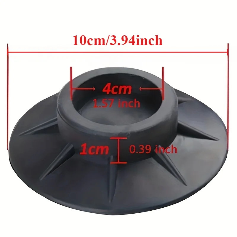 3pcs Anti-Vibration Pads for Washing Machines & Refrigerators - Noise Reduction, Non-Slip Design