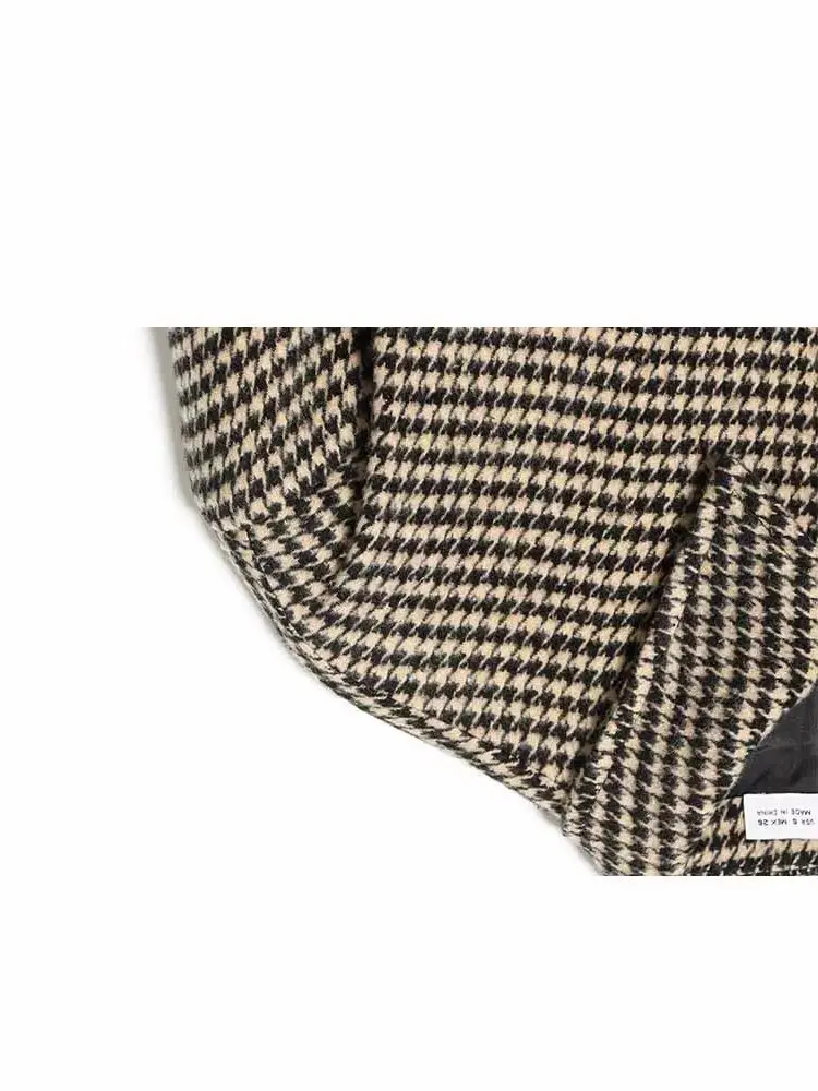 

HH Woman Fashion Early Street Style Lapel Long Sleeves Zipper Pocket Decoration Bomber Jacket Female Spring Casual Warm Coat